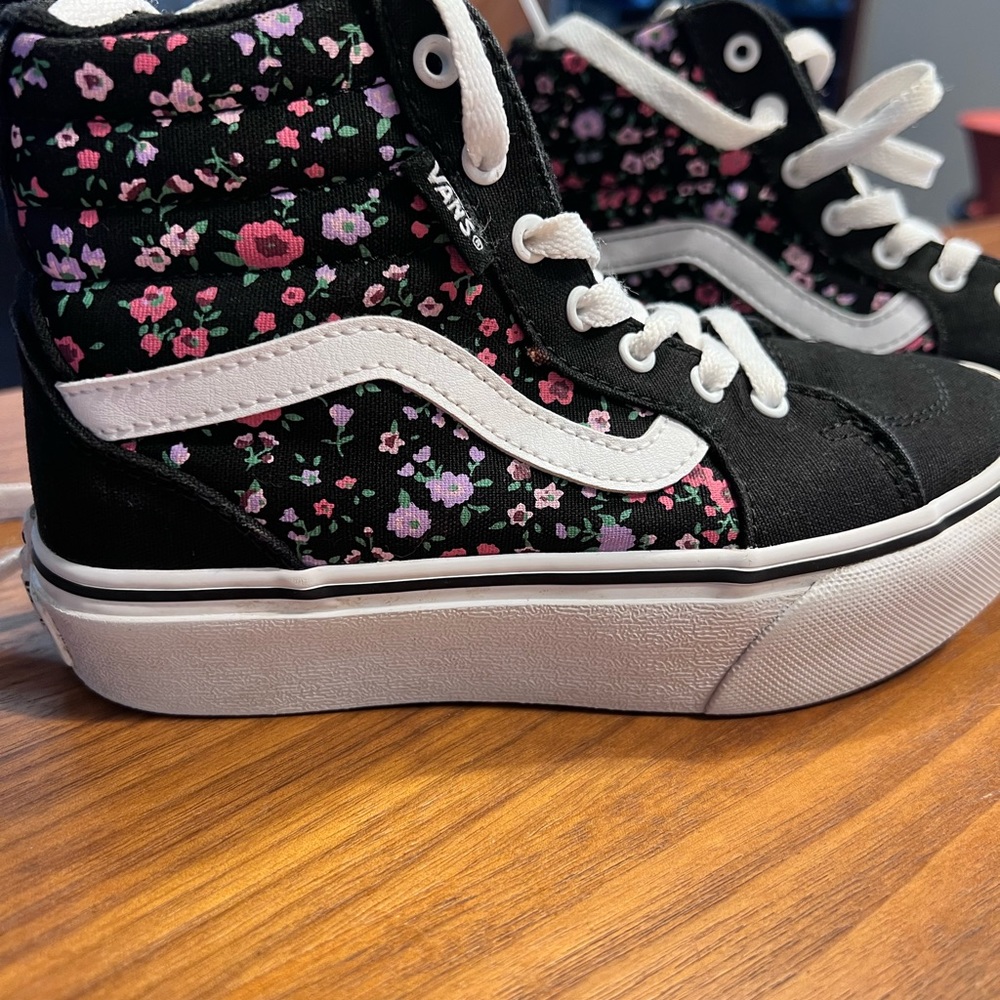 Vans Kids High Tops Sz 1